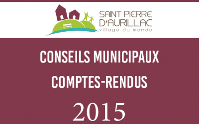 Comptes-rendus de 2015