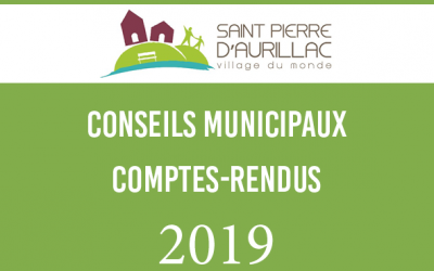 Les comptes-rendus de 2019