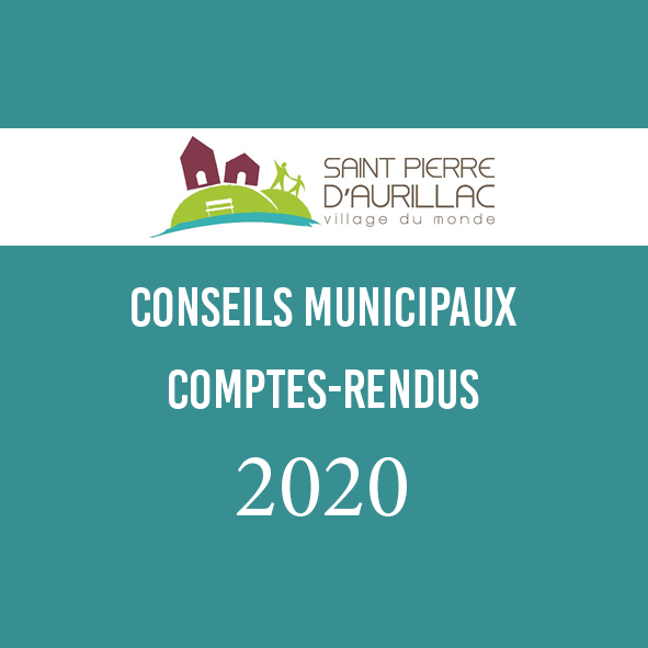 Les comptes-rendus de 2020