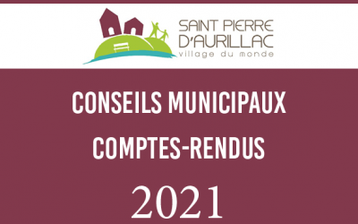 Les comptes-rendus de 2021