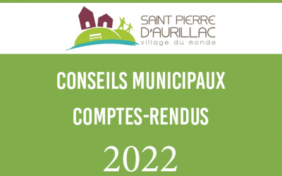 Les comptes-rendus de 2022