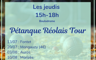 PETANQUE REOLAIS TOUR 2023